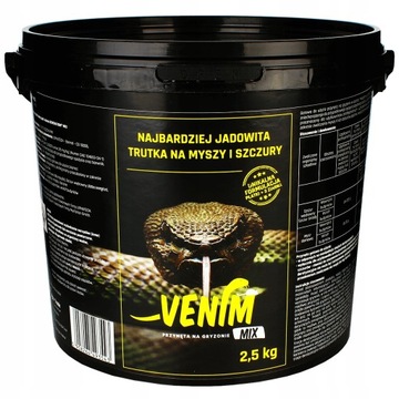 Venim Trucizna, trutka na myszy, szczury 2,5kg mix