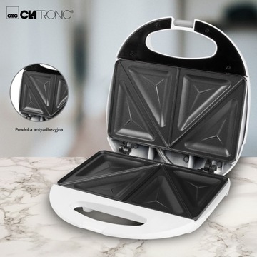 CLATRONIC ST. ТОСТЕР ДЛЯ ПОДГОТОВКИ СЭНДВИЧЕЙ