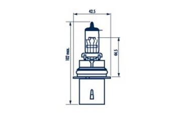 ŻARÓWKA HB1 12V/65/45W P29T 9004