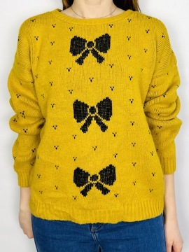 Sweter kokardki M 38 River Island