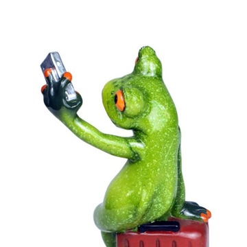 Миниатюрная фигурка Bhuuno Creative Selfie Frog