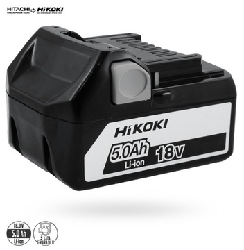 ВСТРАИВАЕМАЯ АККУМУЛЯТОРНАЯ БАТАРЕЯ HIKOKI Li-Ion 5,0 Ач 18 В BSL1850