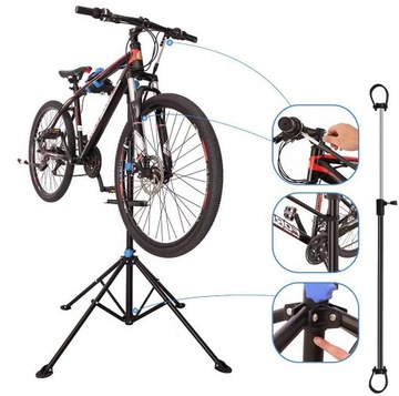 РЕГУЛИРУЕМАЯ БОЛЬШАЯ ПОДСТАВКА ДЛЯ ВЕЛОСИПЕДА РУЧКА ДЛЯ ОБСЛУЖИВАНИЯ ВЕЛОСИПЕДА 108-190 СМ