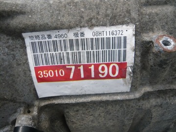 SKŘÍŇ ŘAZENÍ AUTOMAT TOYOTA HILUX 3.0 D-4D 170KM 2009 ROK