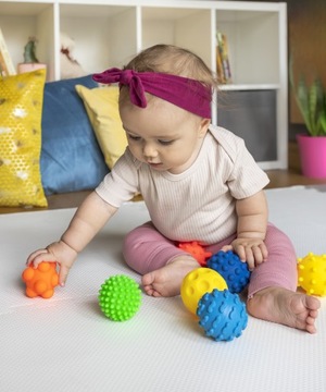 TULLO BALLS СЕНСОРНЫЕ ШАРЫ БЕЗ ОТВЕРСТИЙ 8 шт.