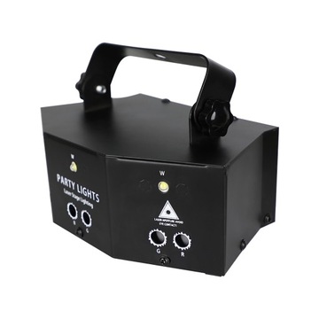 Лазерное сценическое освещение RGB DMX с 9 глазами