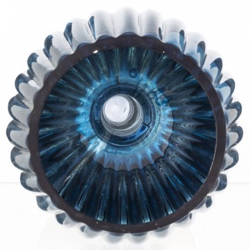 ВЫСОКИЙ СТЕКЛЯННЫЙ ПОДСВЕЧНИК, ЗОЛОТОЙ ГЛАМУР