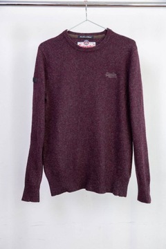 Superdry sweter Męski wełniany S Lambswool