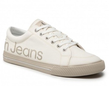 Calvin Klein Jeans buty Retro Vulcanized biały 42