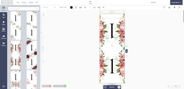 Цифры на свадебный стол, 7 шт.