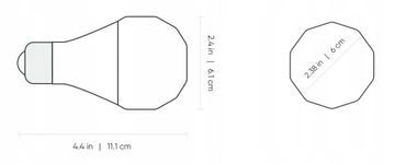 Набор Smart Bulbs Nanoleaf Essentials из 3 светодиодных ламп RGB E27 Thread BT