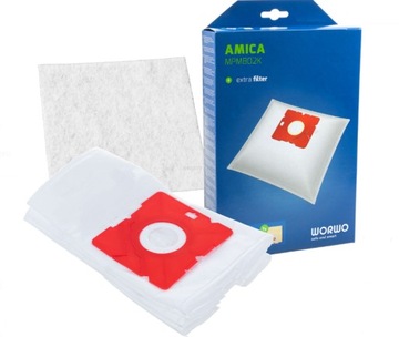 WORKI DO ODKURZACZY AMICA MPMB02K x4 SZT + FILTR