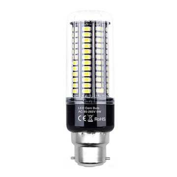 Żarówka LED CORN KUKURYDZA B22 7W ciepło 80+CRI