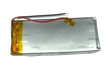 Akumulator Li-Poly 3,7V 750mA 2 pin 61x37x4,1mm