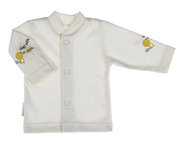 EWA KLUCZE KAFTAN RODZINKA CLASSIC BAWEŁNA KREMOWY ROZ. 50
