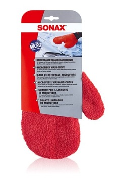 КРАСНАЯ ПЕРЧАТКА ИЗ МИКРОФИБРЫ SONAX