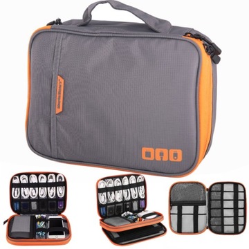 Torba ORGANIZER ETUI na KABLE ŁADOWARKI FLASH SSD