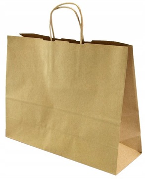 TORBA PAPIEROWA eko 32x10x24cm TORBY POZIOME 50szt