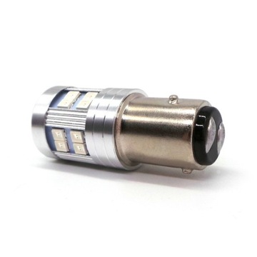 P21/4W żarówka LED BAZ15D 12-24V CANBUS czerwona