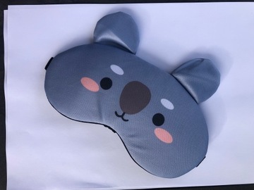 OPASKA NA OCZY MASKA DO SPANIA SNU RELAKSU KOALA miś OLDMAN NA GUMCE
