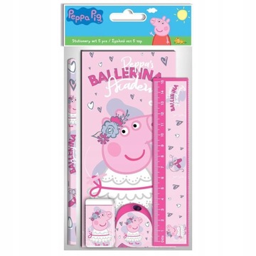 Zestaw przyborów szkolnych Peppa 482616