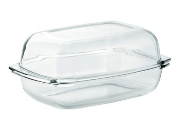 Форма термостойкая стеклянная Termisil, противень с крышкой, 5,5л.