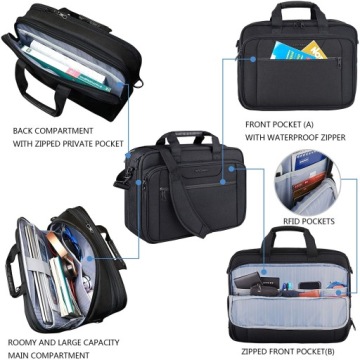 БИЗНЕС-СУМКА ДЛЯ НОУТБУКА 17,3 дюйма, портфель KROSER