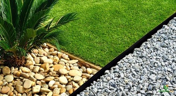 Бордюр садовый пластиковый коричневый 1000см + анкеры