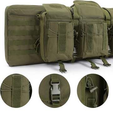 Torba Pokrowiec Plecak 116cm czarny