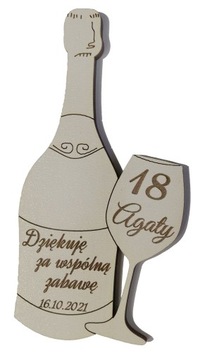 MAGNES podziękowanie dla gości upominek pamiątka na każdą okazję 18 40