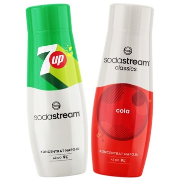 SODASTREAM Koncentrat zestaw COLA, 7UP