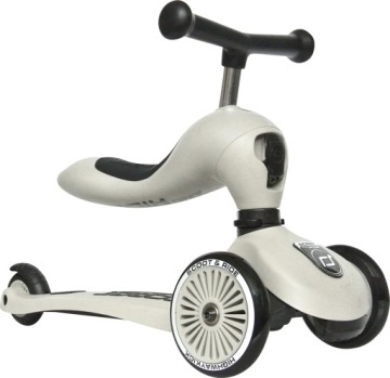 SCOOTANDRIDE Hulajnoga Jeździk HighWayKick 2w1 - ash 1+