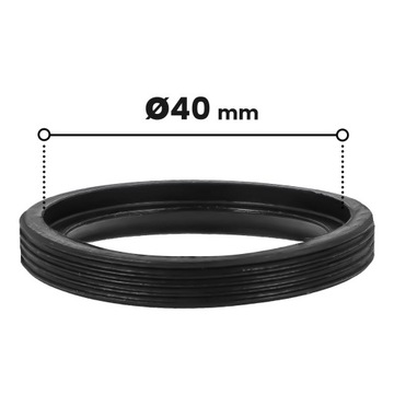 2x LIP Seal для канализационных труб, резиновое уплотнительное кольцо 40 мм