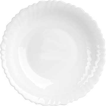 Сервиз для тарелок, набор УЖИН, 18 элементов, декор белый опал