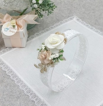 opaska dziecięca do chrztu EMMA