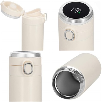 ТЕРМАЛЬНАЯ КРУЖКА THERMAL LED THERMAL 420 мл ДЛЯ КОФЕ, ЧАЯ, СЕНСОРНОГО ДЛЯ АВТОМОБИЛЯ PRO PRO