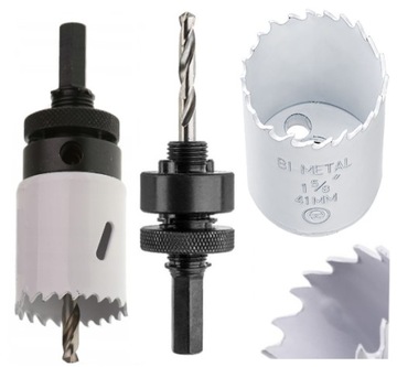 OTWORNICA KORONKA BIMETALOWA 41mm DO METALU DREWNA