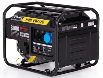 Agregat prądotwórczy GEGARATOR PRĄDU PROFESJONALNY HAHN&SOHN HGG8000X 6,5kW
