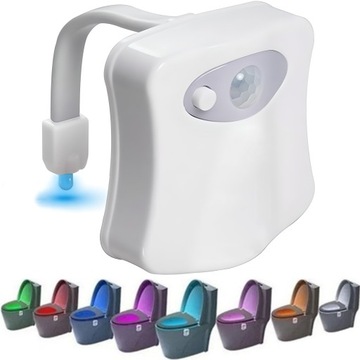 СВЕТОДИОДНАЯ ЛАМПА ДЛЯ ТУАЛЕТА, ДАТЧИК ДВИЖЕНИЯ И СВЕТА