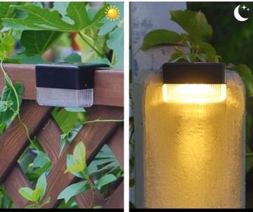 LAMPKA SOLARNE OGRODOWE SCHODOWE LED NA TARAS 8 SZT
