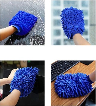 ПЕРЧАТКА ИЗ МИКРОФИБРЫ, ДВУСТОРОННЯЯ САЛФЕТКА ДЛЯ АВТОМОБИЛЬНОЙ ПЫЛИ