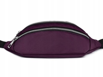 L253 Фиолетовая поясная сумка Вместительная поясная сумка