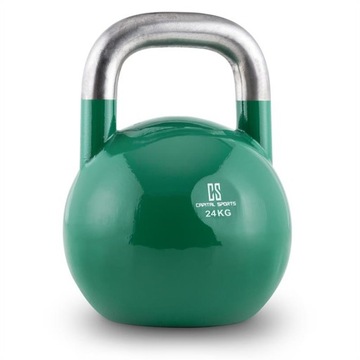 Kettlebell Compket 24, odważnik, stal, 24 kg