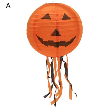 Хэллоуин Бумажный Фонарь Ведьма Паук Скелет Летучая Мышь Различные