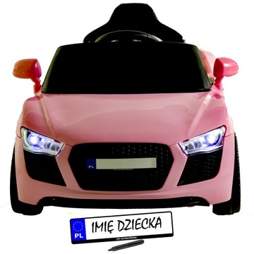 AUTO NA AKUMULATOR Cabrio DLA DZIECI + PILOT + LED