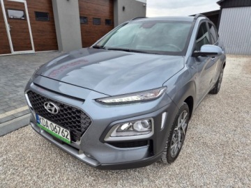 Hyundai Kona I 2021 Hyundai Kona Piekna 1.6b elektryk hybryda 43 tys km jak nowa bezwypadkowa, zdjęcie 2