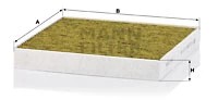 MANN-FILTER FP 23 024 FILTR VENTILACE PROSTORU SPOLUJEZDCE