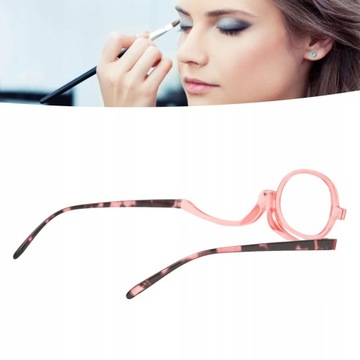 ВРАЩАЮЩИЕСЯ ОЧКИ ДЛЯ МАКИЯЖА РОЗОВЫЕ+2.00