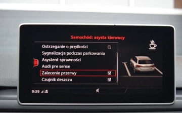 Audi A4 B9 Avant 2.0 35 TDI 150KM 2019 Audi A4 Avant 2.0 TDI S-tronic Lopatki Navi Plus Audi Connect FAKTURA VAT-, zdjęcie 30