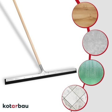 ПОРОНА ДЛЯ СБОРА ВОДЫ С ПОЛОВ СКРЕБОК С ПОДСТАВКОЙ 90 СМ